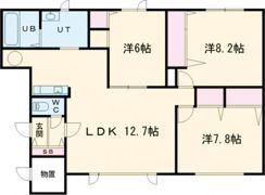 アナスタシーヤすえひろの間取り画像