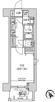ブランシエスタ駒込の間取り画像