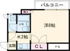 ウェッジコーポ坂田の間取り画像