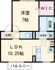 アメージング・フラッツ（D･E） Dの間取り画像
