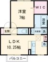 アメージング・フラッツ（D･E） Dの間取り画像