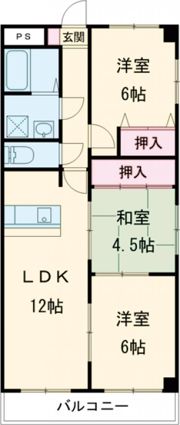 セントラルコート佳日の間取り画像