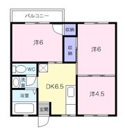 ジュネスよこわの間取り画像