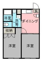 パレスむさし台の間取り画像