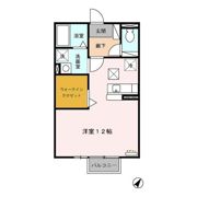 メゾンベール・コーヤⅡ Bの間取り画像