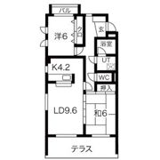 ウイング原科の間取り画像