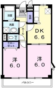 ルミエールBの間取り画像