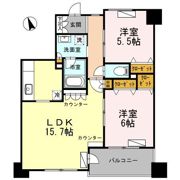 カスタリア荒川の間取り画像