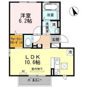 ローズコート・H E棟の間取り画像