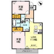 ラディアント A棟の間取り画像