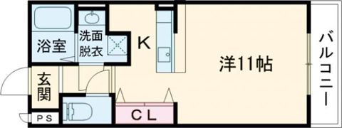 フローラ羽屋の間取り画像