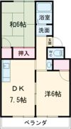 ハウスチトセの間取り画像