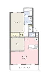 マンショントーメイの間取り画像