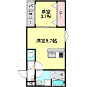 LECOCON津島Ⅳの間取り画像