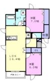I－FortⅡの間取り画像