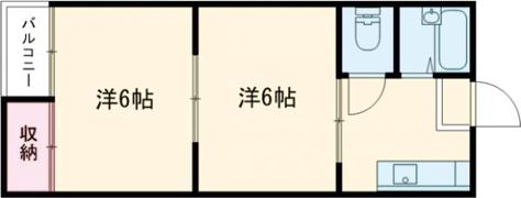 コーポウィーグル No．2の間取り画像