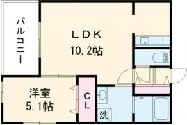 EXE神園Aの間取り画像