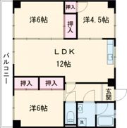 モイスト健軍の間取り画像