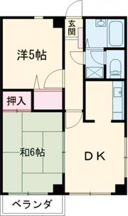 ハイツハンの間取り画像