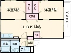 SKハイツの間取り画像