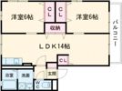 SKハイツの間取り画像