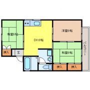 フラワーヒルズの間取り画像