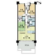 ライオンズふじみ野グランフォートの間取り画像