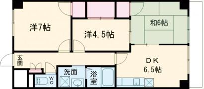 大喜マンションの間取り画像