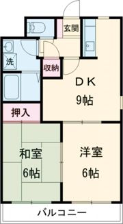 ピースハイツの間取り画像