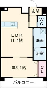 コモンズ城並の間取り画像
