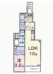 ヒカルサ土浦神立ウエストの間取り画像