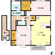 フォレストサイドFUKUCHIの間取り画像