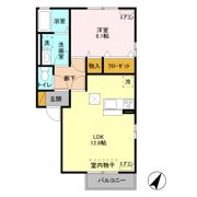 グランジェ Ⅰの間取り画像