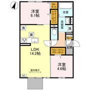 GRAMM奥海印寺 EASTの間取り画像