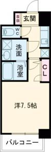 S-RESIDENCE堺浜寺broadの間取り画像
