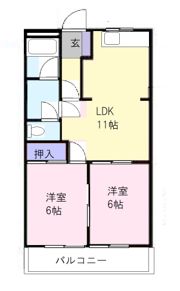 ブラウンヒルズの間取り画像