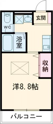 ヴィレッジハウスの間取り画像