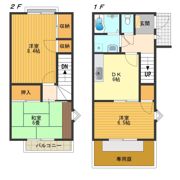 サンモールめじろ台Aの間取り画像