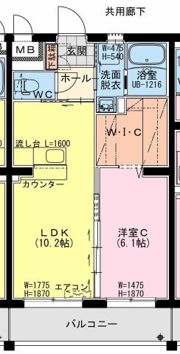 ヴァンテージ 祇園の間取り画像