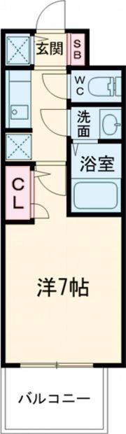 S-RESIDENCE堺浜寺broadの間取り画像