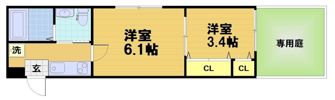 WEST9五条烏丸の間取り画像