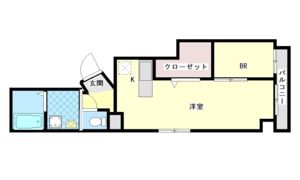 グランパルク橘館の間取り画像