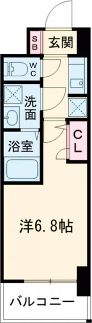 S-RESIDENCE堺浜寺broadの間取り画像