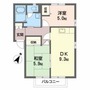 さくらハイツ Aの間取り画像