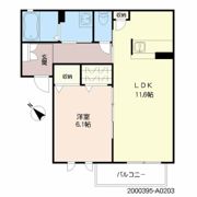 シャーメゾン大川の間取り画像
