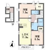 ベルシャトーの間取り画像