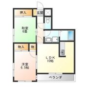 江戸屋ハイツの間取り画像