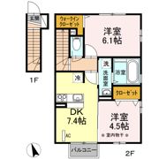 グロワール Aの間取り画像