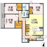 DiosPersimmon長泉 Ⅱ棟の間取り画像