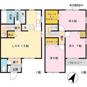 ラ プロヴァンス B棟の間取り画像